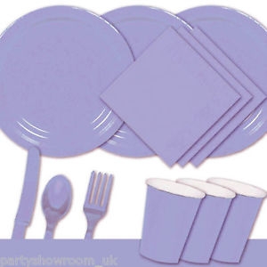 Lilac Christening Tableware