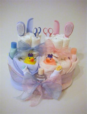 Twin Nappy Cakes