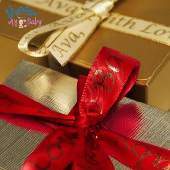 Personalised Chocolate Boxes & Ribbons