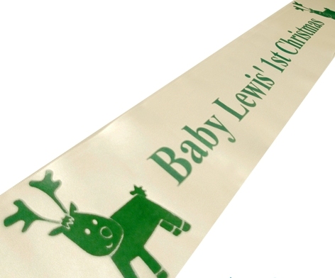 Personalised Christmas Banners, Ribbons and Santa Sacks