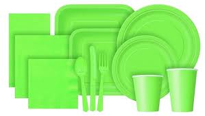 Lime Green Tableware