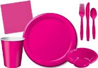 Hot Pink Tableware