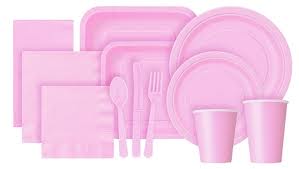 Pastel Pink Tableware