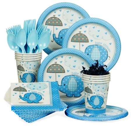 Blue Baby Shower Tableware ranges