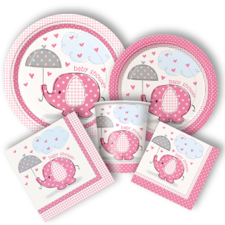 Girl Umbrellaphants Complete Party Pack