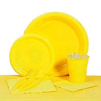 Sunshine Yellow Tableware