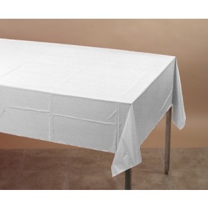 white table cover