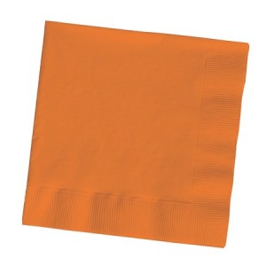 orange napkins