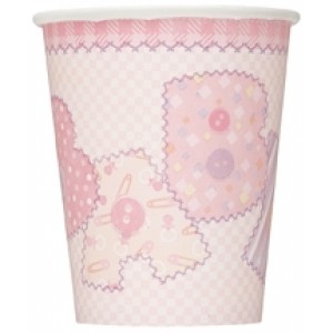 Baby Girl Stitchings Pack of Cups