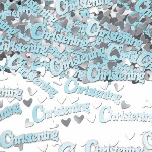 Blue Christening Confetti