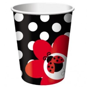 A Pack of 8 Ladybird Hot/Cold Cups