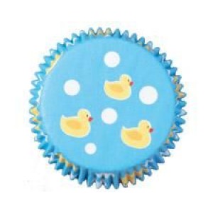 A Pack of Blue Duck Themed Cup Cake Cases