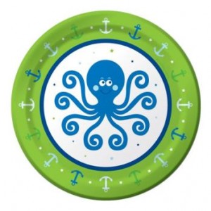 A Pack of 8 Ocean Boy Small Plates