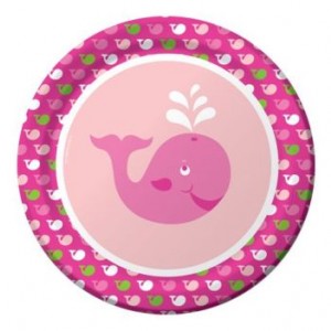 A Pack of 8 Ocean Girl Dinner Plates