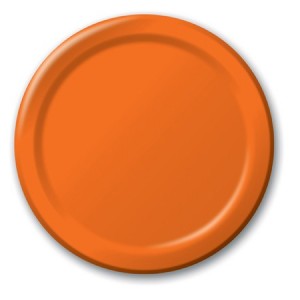 orange plates