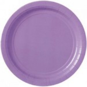 Lilac Plates - 24 Pack