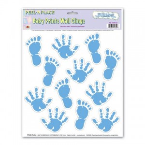 Blue Hand & Footprints