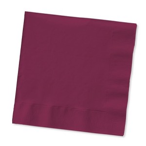 Burgundy Napkins