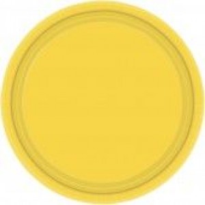 Sunshine Yellow Plates