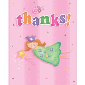 Fun At One Thank You Cards - Girl