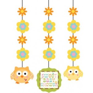 A Pack of 3 Happi Tree Hanging Decorations