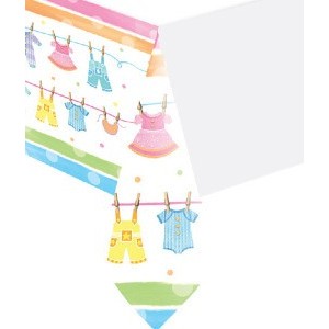 baby clothes line tablecover