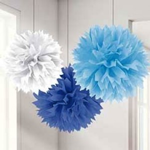 Baby Boy Clothes Line Blue Mix Pom Pom