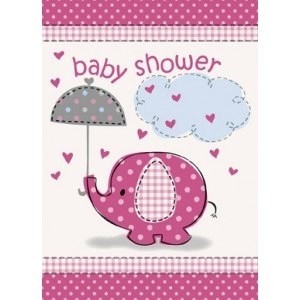 Girl Umbrellaphants Invitation