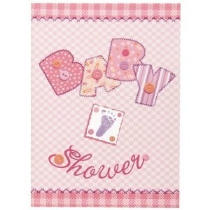 Baby Girl Stitchings Invitation
