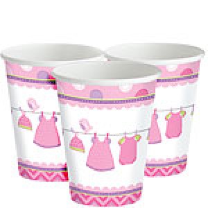 Baby Girl Clothes Lines Cups