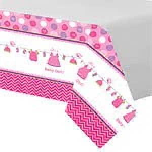 Baby Girl Clothes Line Tablecover