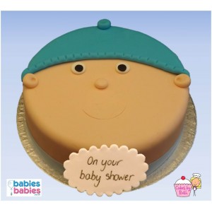 boy baby shower cake