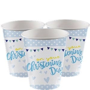 Christening Day Blue Cups