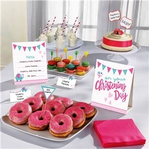 Christening Day Pink Buffet Kit