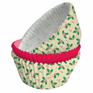 CHRISTMAS CUP CAKE CASES