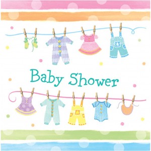 Baby Clothes Line Napkins