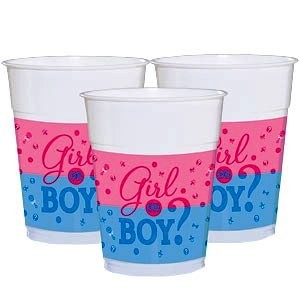 Gender Reveal Cups
