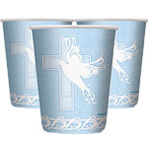 BLUE FAITHFUL DOVE CUPS