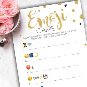 Emoji Baby Shower Game