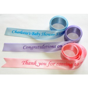 Personalised Satin Ribbon (25mm wide)