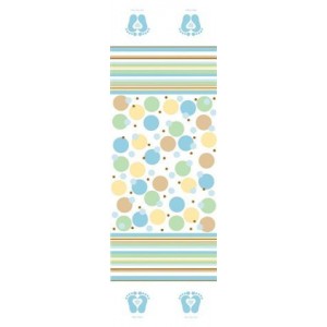 A Blue Tiny Toes Large Tablecover