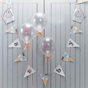 Baby Ele's baby Shower Bunting