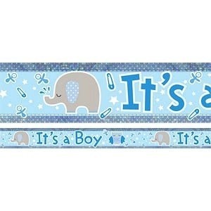 It's a Boy Elephant Banner