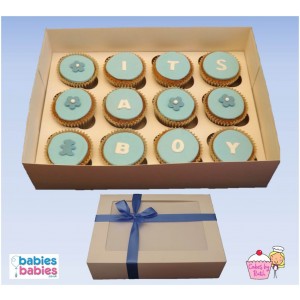 baby shower cupcakes