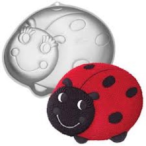 A Ladybird Shaped Cake Tin