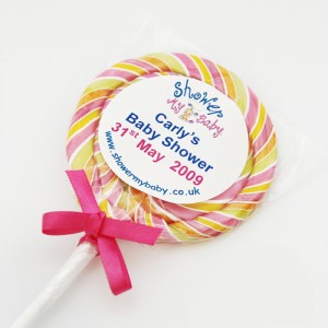 Giant Personalised Swirly Whirly Lollipop
