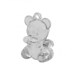 clear resin teddy