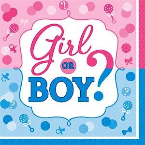 Gender Reveal Napkins