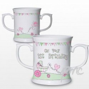 Whimiscal Pram 1st Birthday Loving Mug