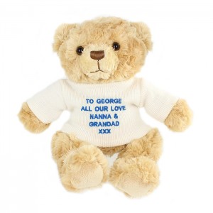 Personalised Bear with Blue Message